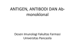 ANTIGEN, ANTIBODI DAN Ab-monoklonal