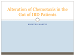 Alteration of Chemotaxis in the Gut of IBD Patients