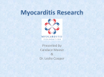 Myocarditis Research by Leslie Cooper, MD