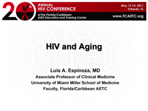 Aging in HIV Infection
