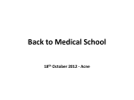 Back to Medical School