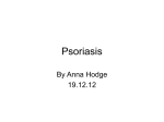 Psoriasis - Barnsley VTS