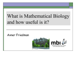 What is Mathematical Biology and How Useful is It?