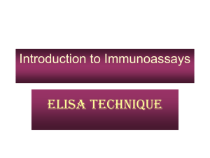 Introduction to Immunoassays