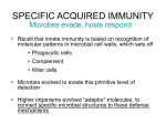 Specific Immunity