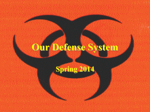 Our Defense System Spring 2014