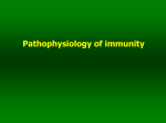 Pathophysiology of imunity
