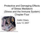 The effect of acute and chronic stress on the Immune System as