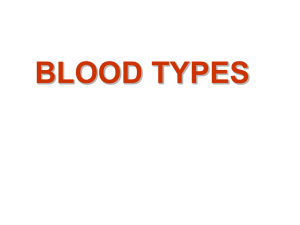 blood types