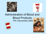 Blood transfussions