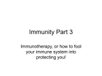Immunity Part 3
