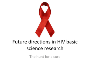 Future directions in HIV basic science research