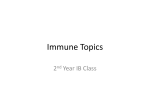 Immune Topics - Cathedral High School