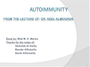 241.Autoimmunity