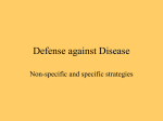 PowerPoint Presentation - Defense against Disease