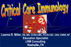 Critical care Immunology
