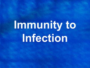 Immunity to Infection