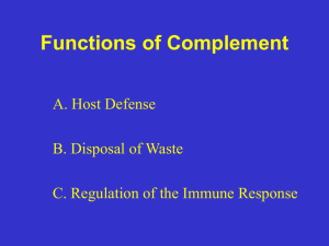 Functions of Complement
