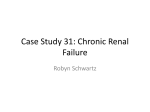Case Study 31: Chronic Renal Failure