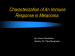 Characterization of An Immune Response in a Mouse Model of