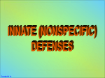 Nonspecific host defence factors.med.10 ppt