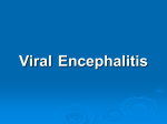 Viral Encephalitis