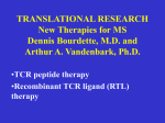 TCR Peptide Therapy