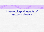 Haematological aspects of systemic disease