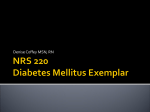 NRS 220 Diabetes Exemplar