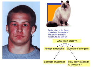 Allergic reactions