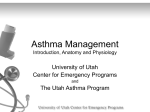 Asthma Management - University of Utah College of Health