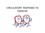 CIRCULATORY RESPONSE TO EXERCISE
