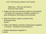 Human Excretion - Spanish Point Biology