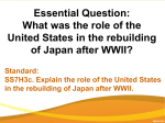 US Rebuilding of Japan