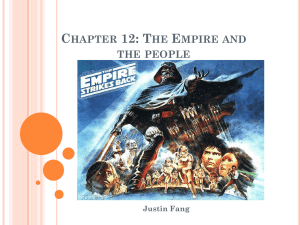 Chapter 12: The Empire and the people