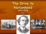 The Drive to Nationhood