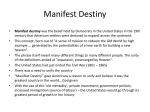 Manifest Destiny - Father Michael McGivney Catholic Academy
