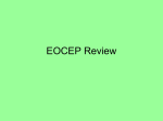 EOCEP Review - South Pointe High School