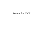 Review for EOCT