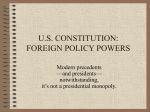 Article II – Legislative Power