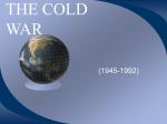 THE COLD WAR