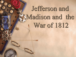 Jefferson and the War of 1812