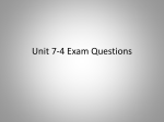 Unit 2-2 Exam Questions