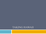 TAKING HAWAII
