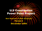 US Constitution Power Point Project