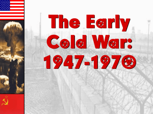 The Early Cold War