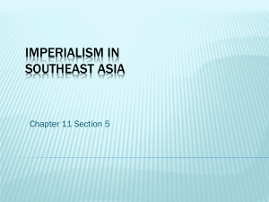 Imperialism in Southeast Asia