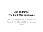Unit-15-2012-Part-2-ColdWar-Continues