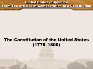 (A) To write the United States Constitution