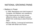 NATIONAL GROWING PAINS
